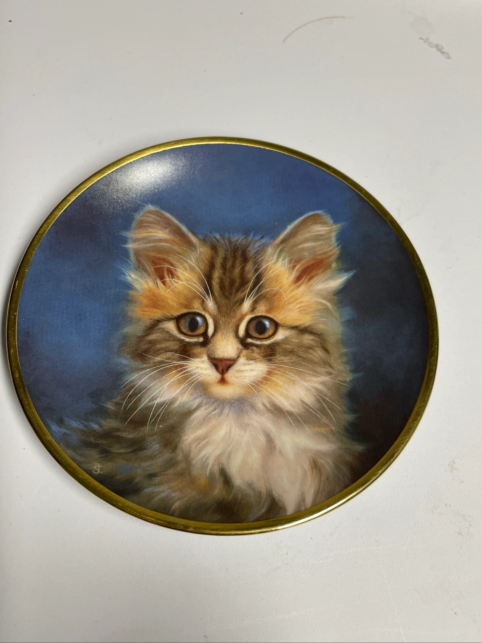 Petite assiette collection chat / bradford